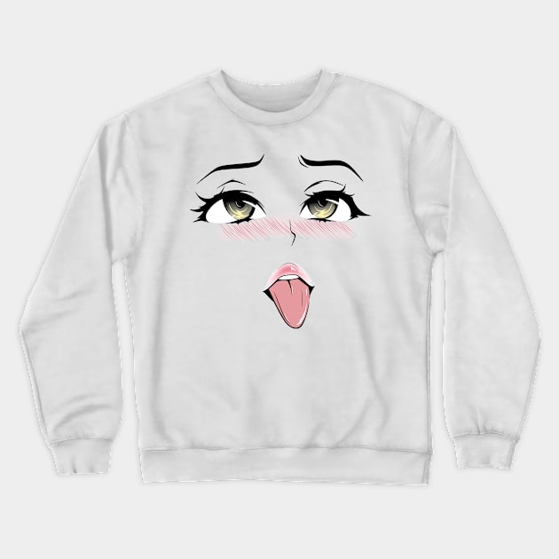 Girl Crewneck Sweatshirt by Silenceplace